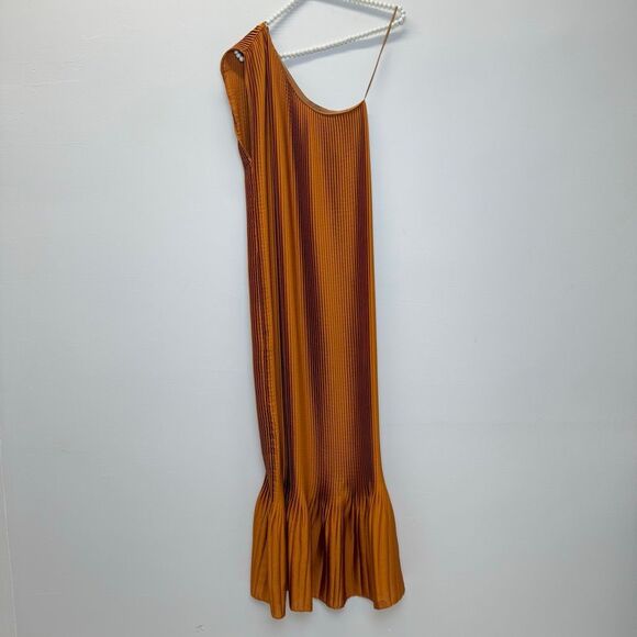 TOME One Shoulder Pleated Dress - Picture 11 of 16